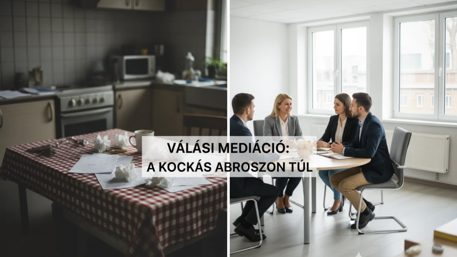 A 'kockás abrosz' buktatói: 6 érv a professzionális válási mediáció mellett